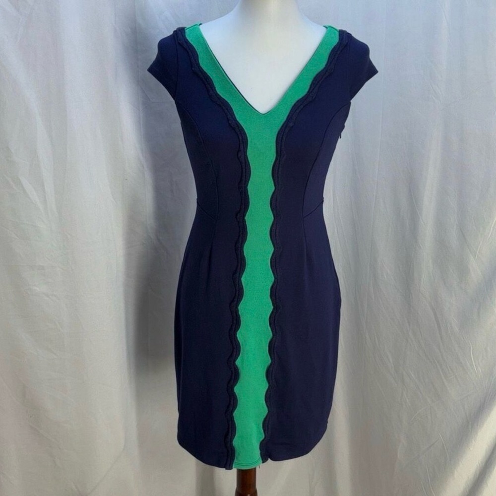 Lilly Pulitzer Navy and Green Dress